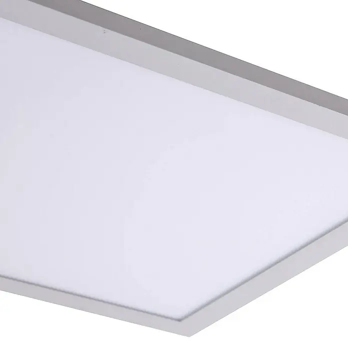 Lindby LED-Panel Enhife - L x B x H: 29,5 x 29,5 x 5 cm, weiß / opal, Neutralweiß