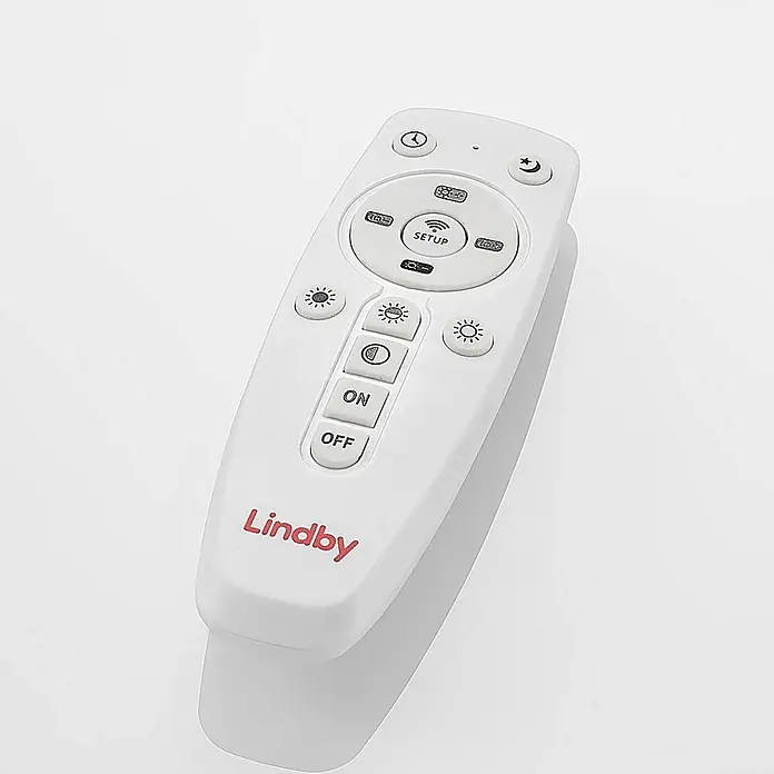 Lindby LED-Panel Nelios - schwarz, Neutralweiß