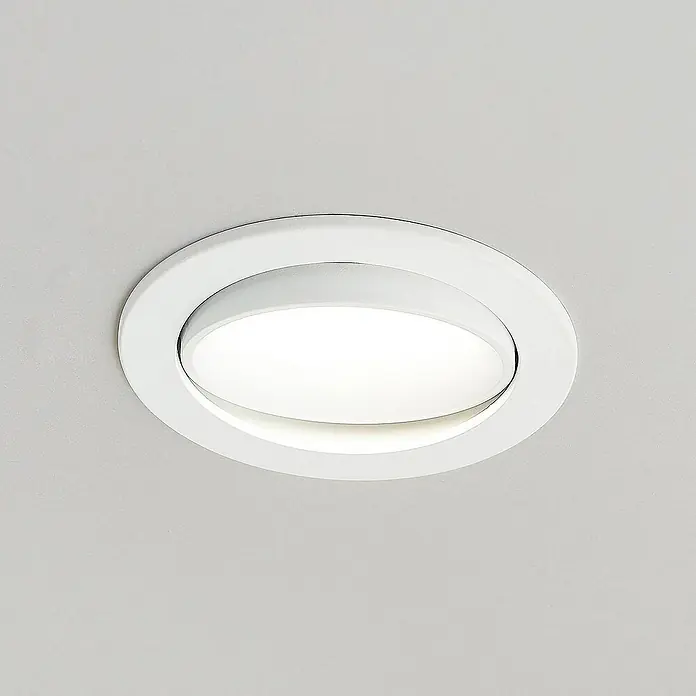 Arcchio Deckenstrahler Katerin - L x B x H: 10,3 x 10,3 x 7,5 cm, weiß / opal, weiß / opal