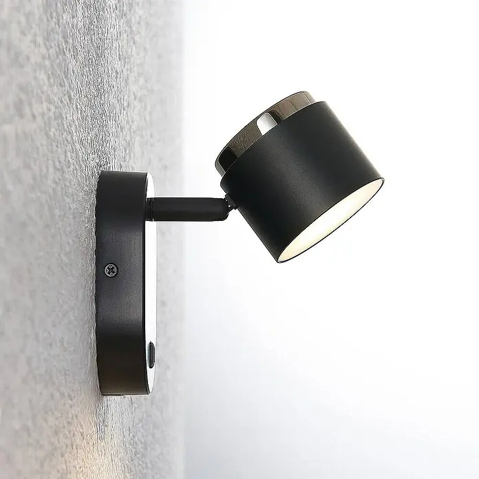 Lindby Deckenstrahler Marrie - L x B x H: 14,5 x 8,3 x 14,5 cm, schwarz, schwarz