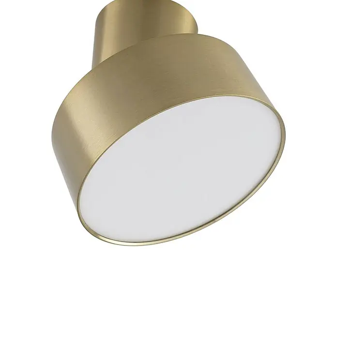 Lindby Deckenstrahler Nivoria - messing / gold, messing / gold