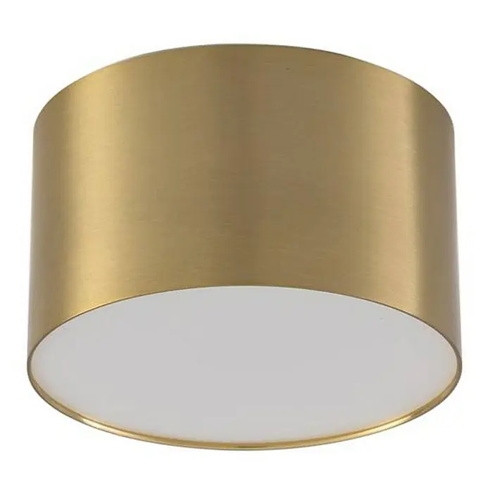Lindby Deckenstrahler Nivoria - L x B x H: 11 x 11 x 6,5 cm, messing / gold