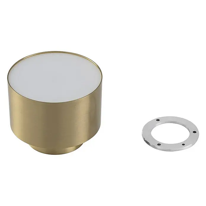 Lindby Deckenstrahler Nivoria - messing / gold