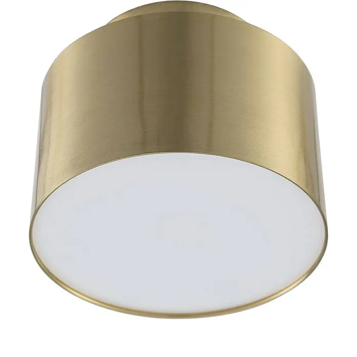 Lindby Deckenstrahler Nivoria - messing / gold