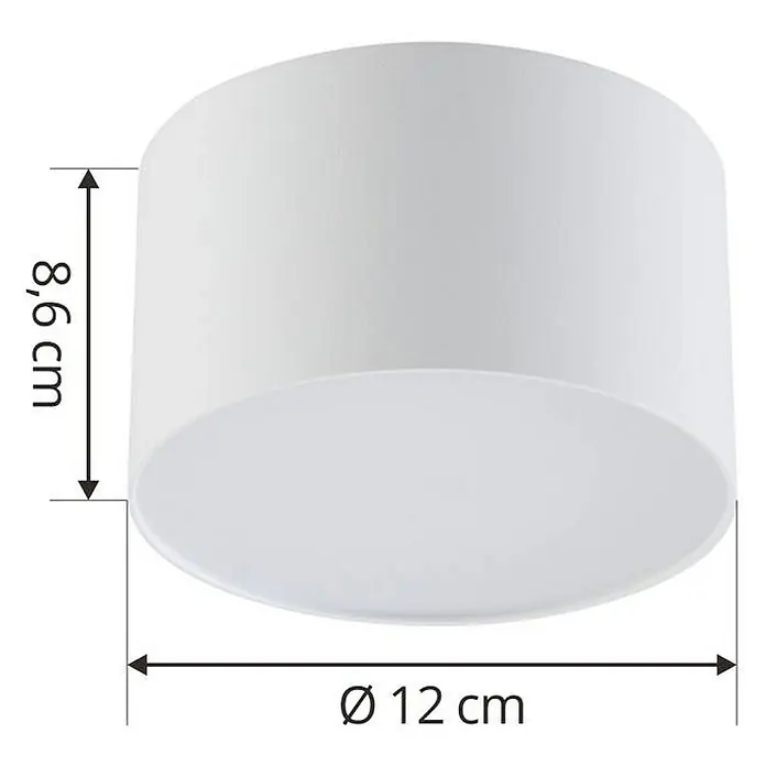 Lindby Deckenstrahler Nivoria - weiß / opal