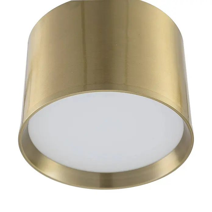 Lindby Deckenstrahler Nivoria - messing / gold