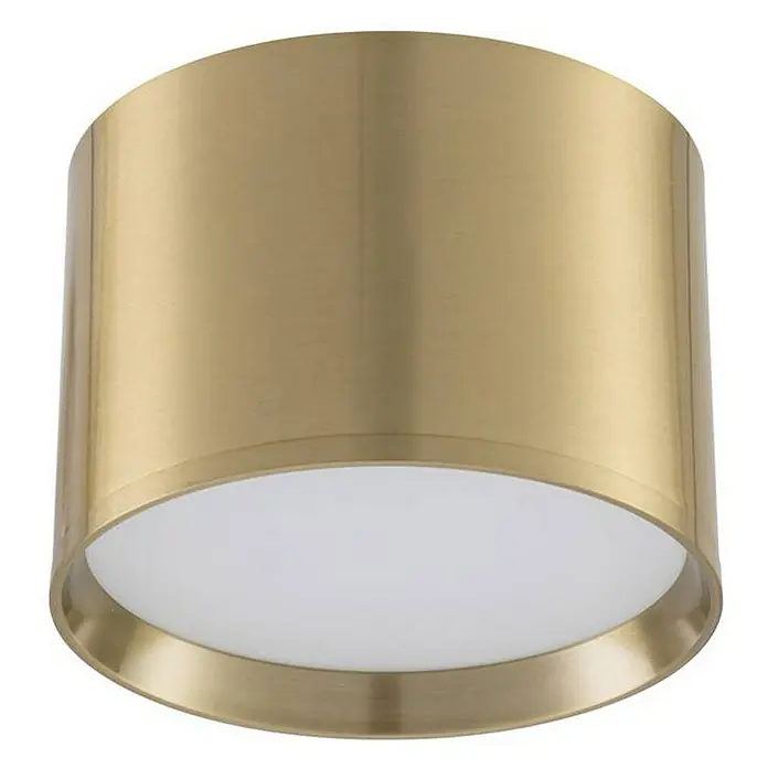 Lindby Deckenstrahler Nivoria - messing / gold