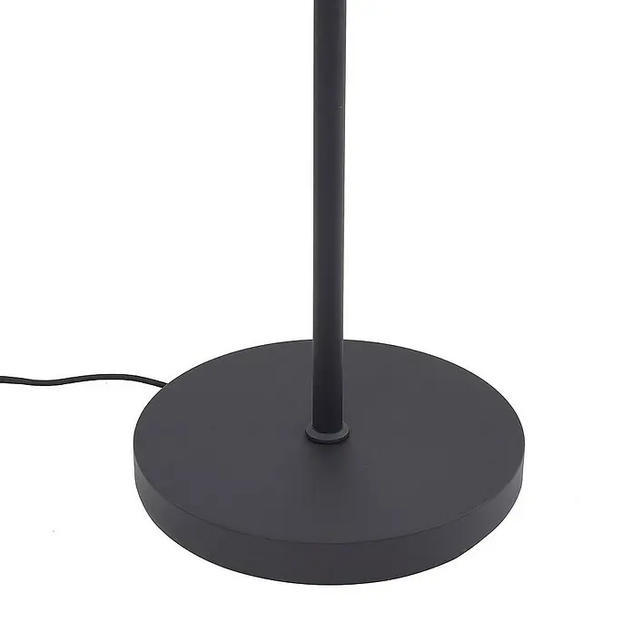 Lindby LED-Leseleuchte Aliette - Höhe: 180 cm, schwarz, alu / grau / zink