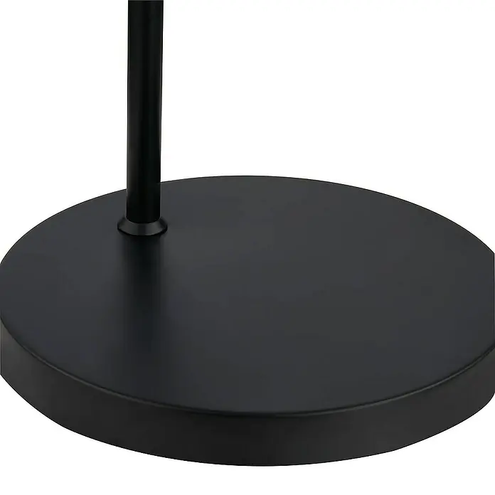 Lindby Stehleuchte Nimbora - Höhe: 150 cm, schwarz, alu / grau / zink, E27