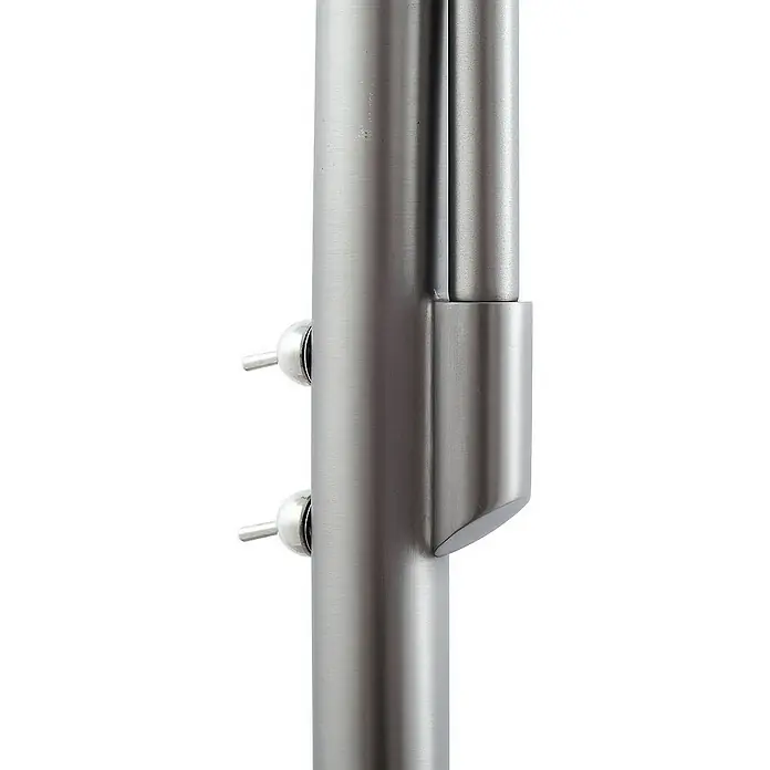 Lindby Stehleuchte Jaileen - Höhe: 170 cm, alu / grau / zink, alu / grau / zink, E27