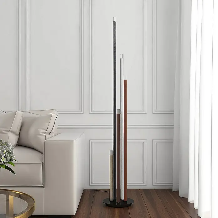Lucande Stehleuchte Stoika - Höhe: 150 cm, schwarz, schwarz