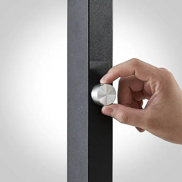 Arcchio Stehleuchte Logan Pro - schwarz, schwarz