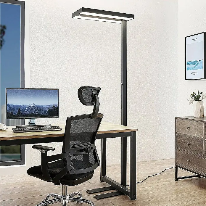 Arcchio Stehleuchte Logan Pro - schwarz, schwarz