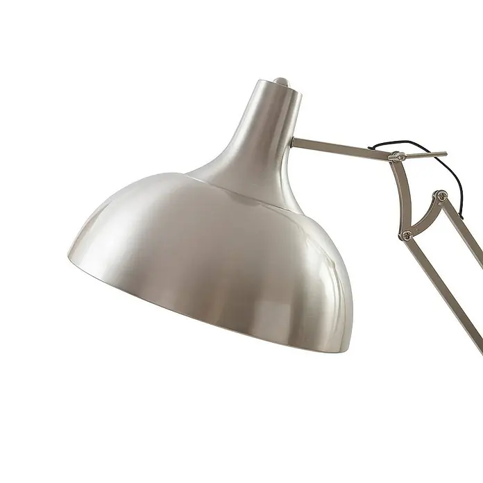 Lindby Stehleuchte Leia - chrom / silber, chrom / silber, E27
