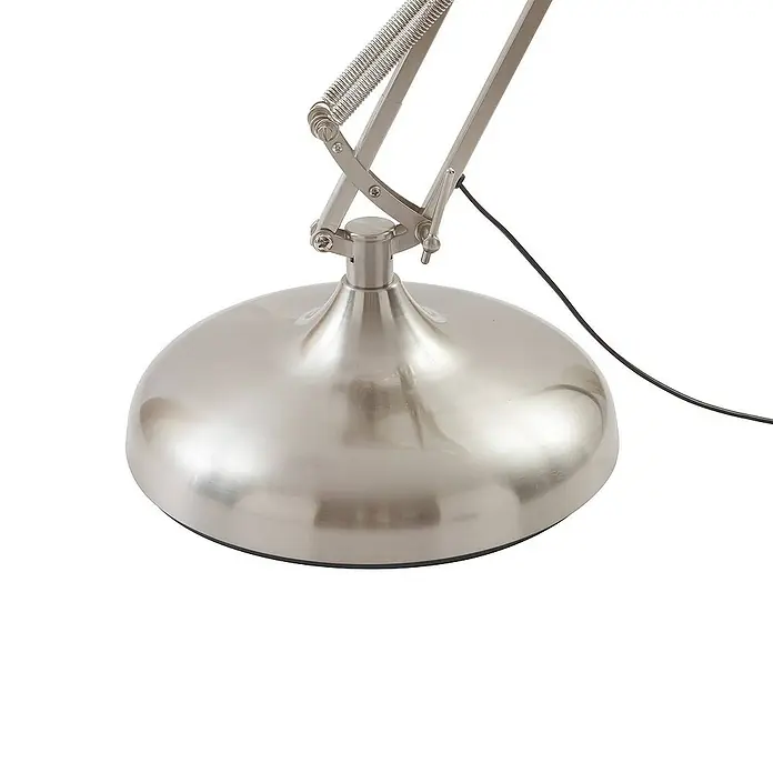 Lindby Stehleuchte Leia - chrom / silber, chrom / silber, E27