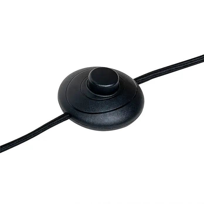 Lucande Stehleuchte Linnard - Höhe: 139 cm, schwarz, E27