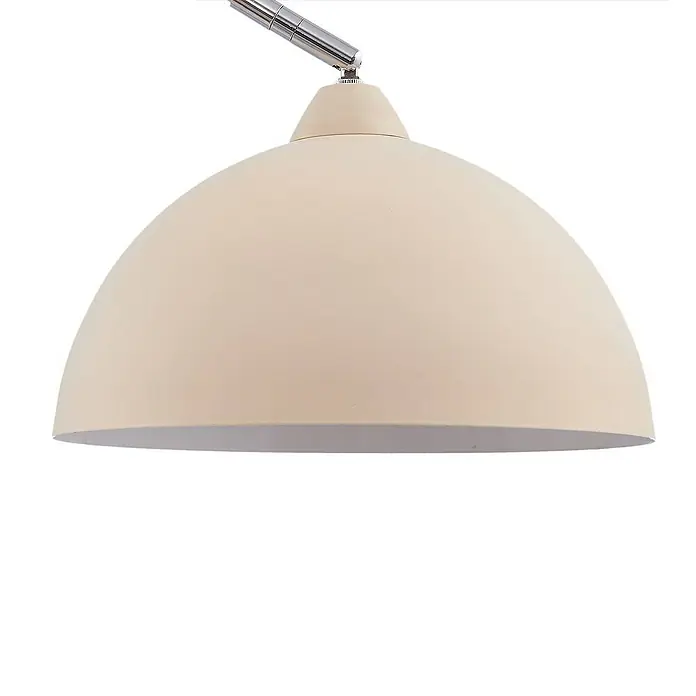 Lindby Stehleuchte Tonka - Höhe: 180 cm, creme / amber, creme / amber, E27