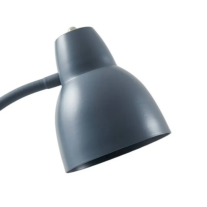 Lindby Stehleuchte Tebbi - Höhe: 150 cm, alu / grau / zink, alu / grau / zink, E27
