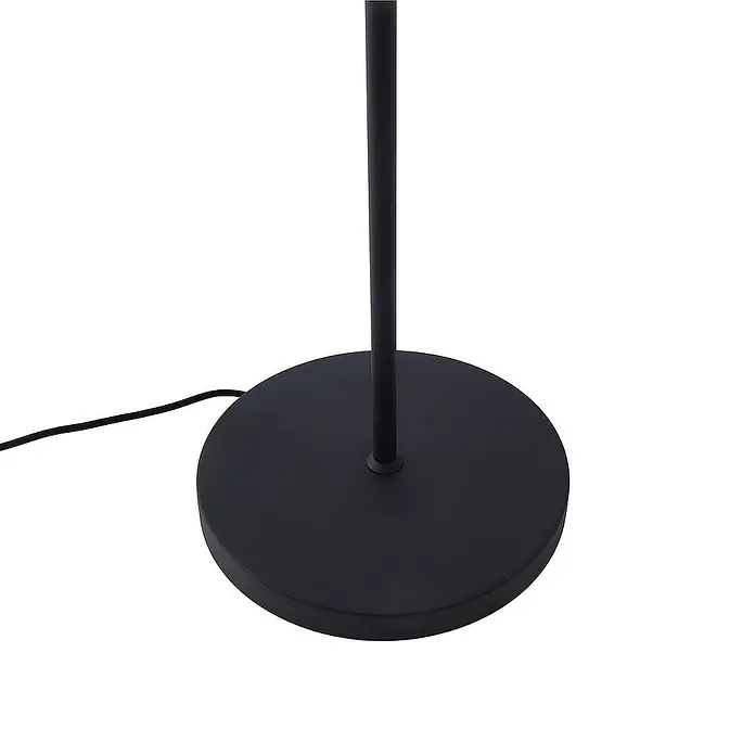Lindby Stehleuchte Ovelia - Höhe: 155 cm, schwarz, gelb / orange, E27