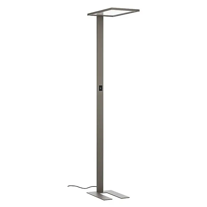 Prios Stehleuchte Taronis - Höhe: 194,6 cm, alu / grau / zink, alu / grau / zink