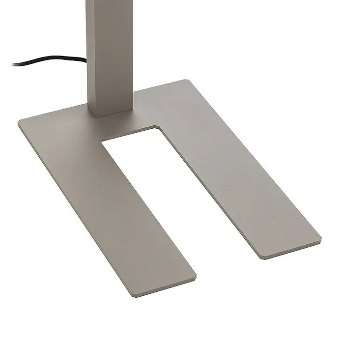 Prios Stehleuchte Taronis - Höhe: 194,6 cm, alu / grau / zink, alu / grau / zink