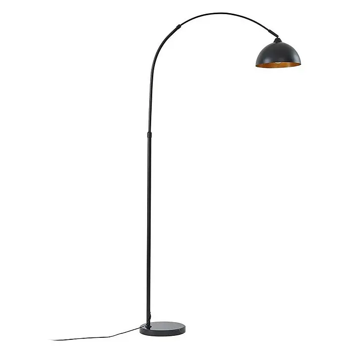 Lindby Stehleuchte Tonka - schwarz, schwarz, E27