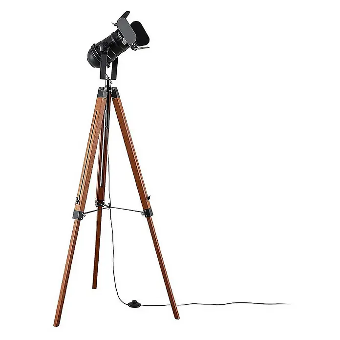 Lindby Stehleuchte Hilma - Höhe: 160 cm, braun / rost, schwarz, E27