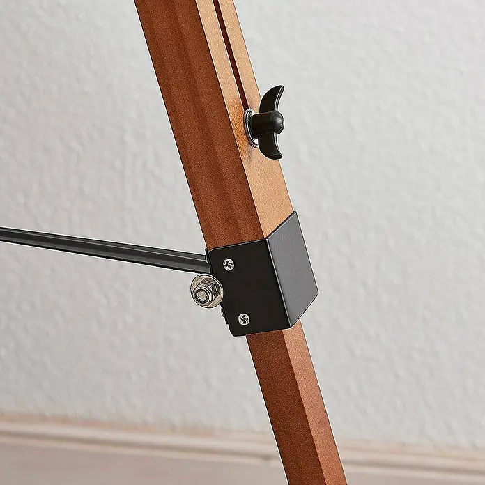 Lindby Stehleuchte Hilma - Höhe: 160 cm, braun / rost, schwarz, E27