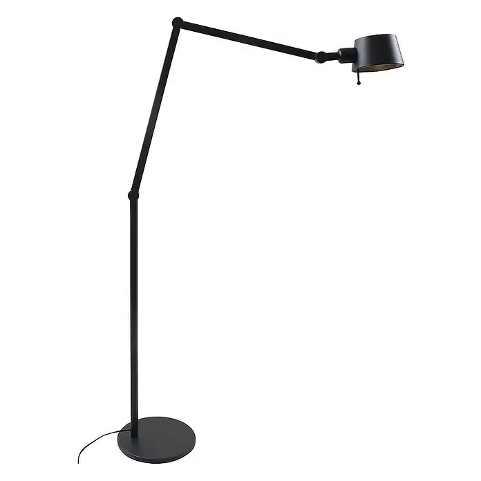 Lucande Stehleuchte Silka - Höhe: 216 cm, schwarz, schwarz, E27