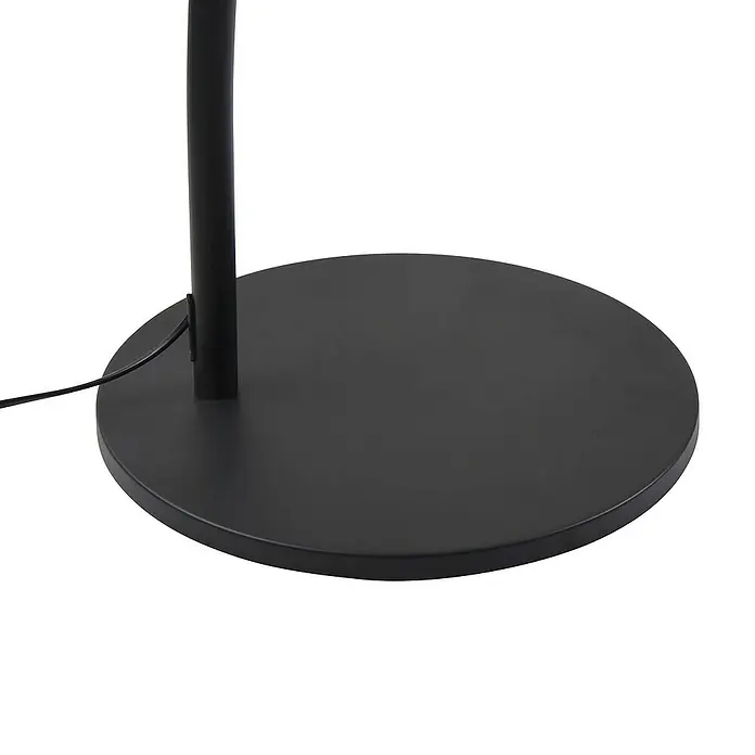 Lucande Stehleuchte Boga - schwarz, schwarz