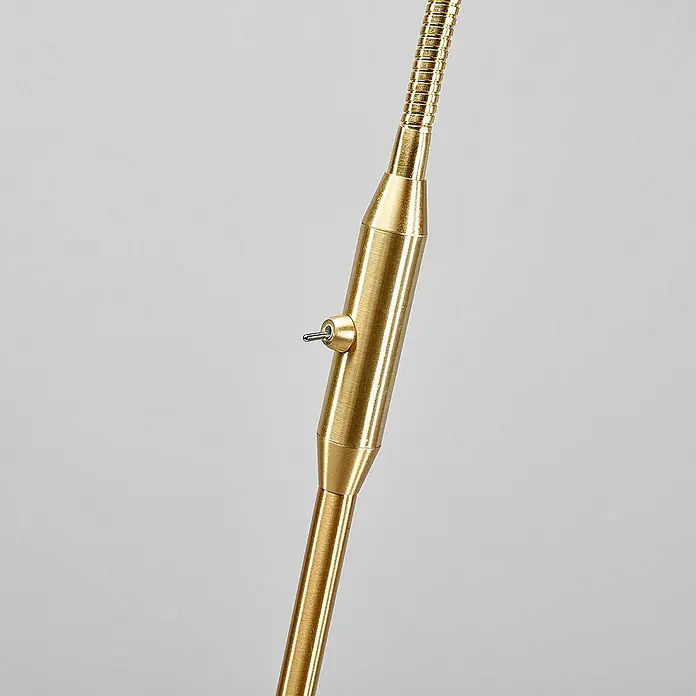 Lindby Stehleuchte Elaina - messing / gold, E14
