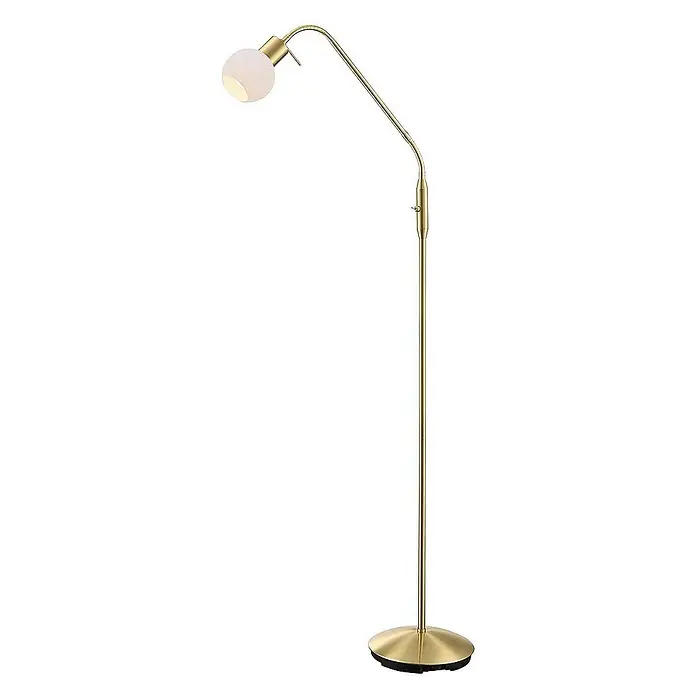 Lindby Stehleuchte Elaina - messing / gold, E14