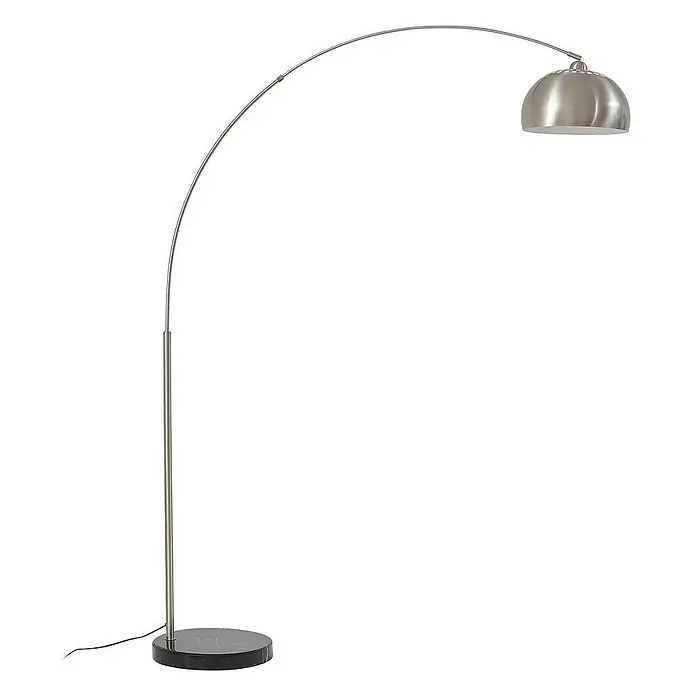 Lindby Stehleuchte Hernando - Höhe: 188,5 cm, alu / grau / zink, alu / grau / zink, E27