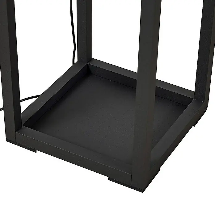 Lindby Stehleuchte Birta - Höhe: 155 cm, schwarz