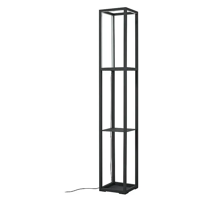 Lindby Stehleuchte Birta - Höhe: 155 cm, schwarz