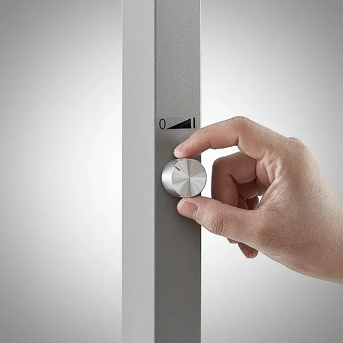 Arcchio Stehleuchte Logan Pro - alu / grau / zink, alu / grau / zink