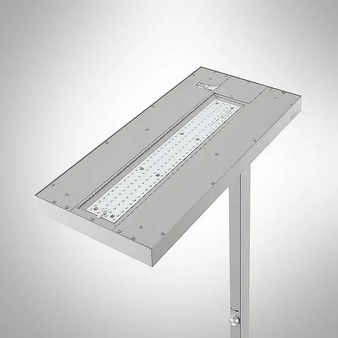Arcchio Stehleuchte Logan Pro - alu / grau / zink, alu / grau / zink
