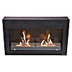 Purline Chimenea de bioetanol Etna (90 x 16,5 x 54 cm, Nero)