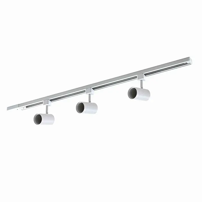 Prios LED-Spannseilsystem Jorell - L x B x H: 100 x 5,5 x 16 cm, weiß / opal, weiß / opal