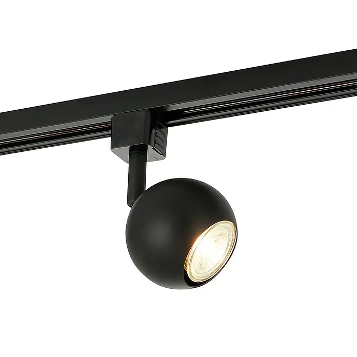 Prios LED-Spannseilsystem Felipo - L x B x H: 8 x 8 x 15 cm, schwarz, schwarz