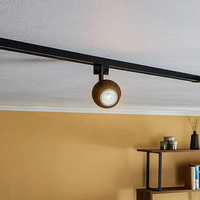 Prios LED-Spannseilsystem Felipo - L x B x H: 8 x 8 x 15 cm, schwarz, schwarz