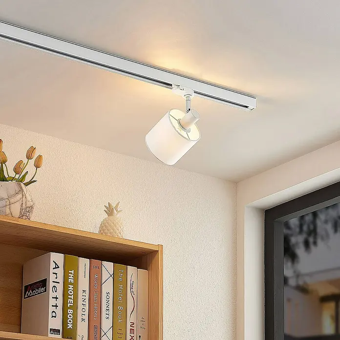 Arcchio LED-Spannseilsystem Heleni - L x B x H: 19 x 12 x 17,8 cm, weiß / opal