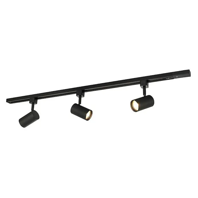 Prios LED-Spannseilsystem Jorell - L x B x H: 100 x 5,5 x 16 cm, schwarz, schwarz
