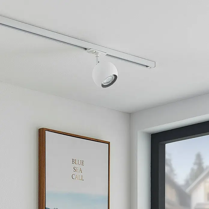 Lindby LED-Spannseilsystem Linaro - weiß / opal, weiß / opal