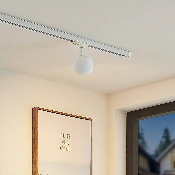 Lindby LED-Spannseilsystem Linaro - weiß / opal, weiß / opal