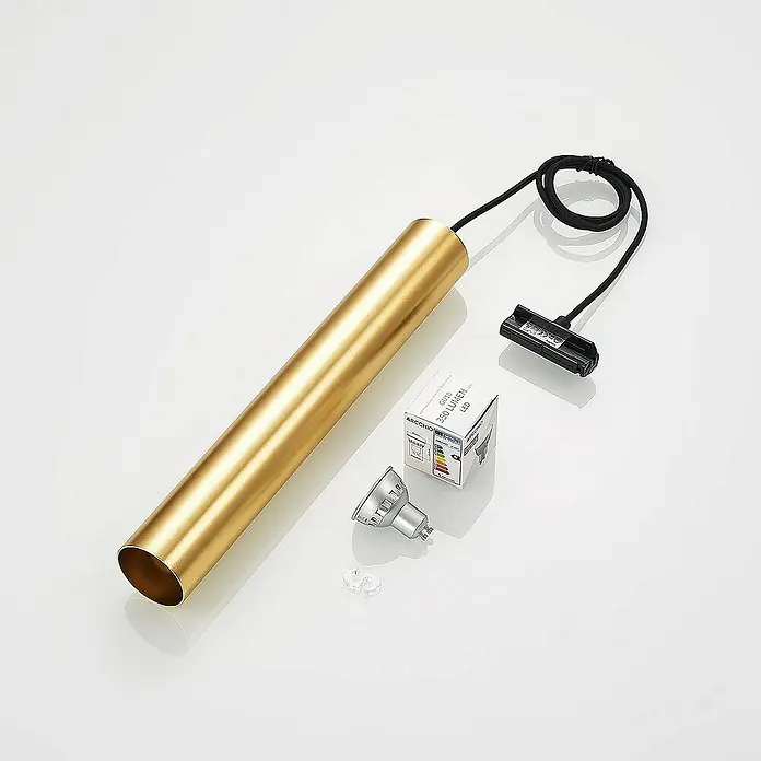 Lindby LED-Spannseilsystem Linaro - schwarz, messing / gold
