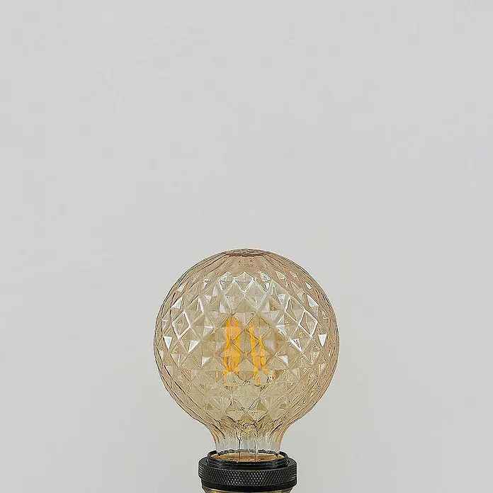Lucande LED-Lampe E27 G95 LED 4W - E27, Nicht Dimmbar, Warmweiß, 380 lm, 4 W