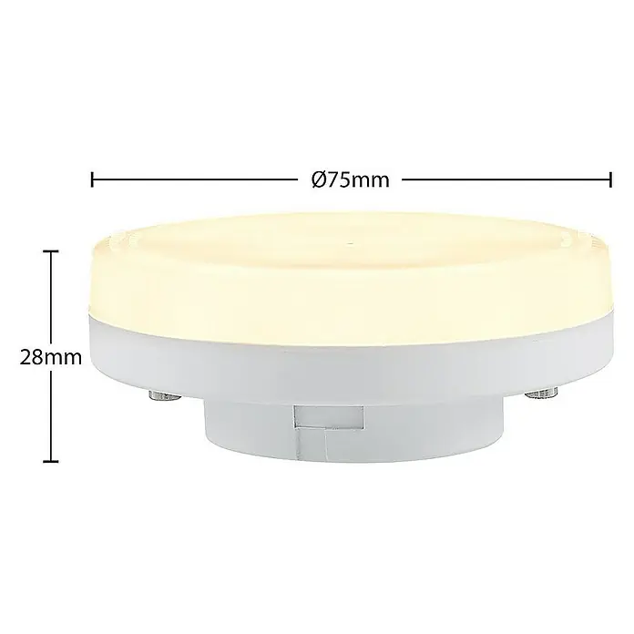 Arcchio LED-Lampe Gx53 6W LED - Nicht Dimmbar, Warmweiß, 560 lm, 6 W