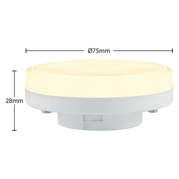 Arcchio LED-Lampe Gx53 6W LED - Nicht Dimmbar, Warmweiß, 560 lm, 6 W