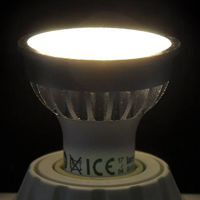 Lindby LED-Lampe Gu10 5W LED 55° - GU10, Nicht Dimmbar, Warmweiß, 420 lm, 5 W